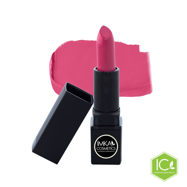 Natural Long-Wear Matte Lipstick - Bright Pink