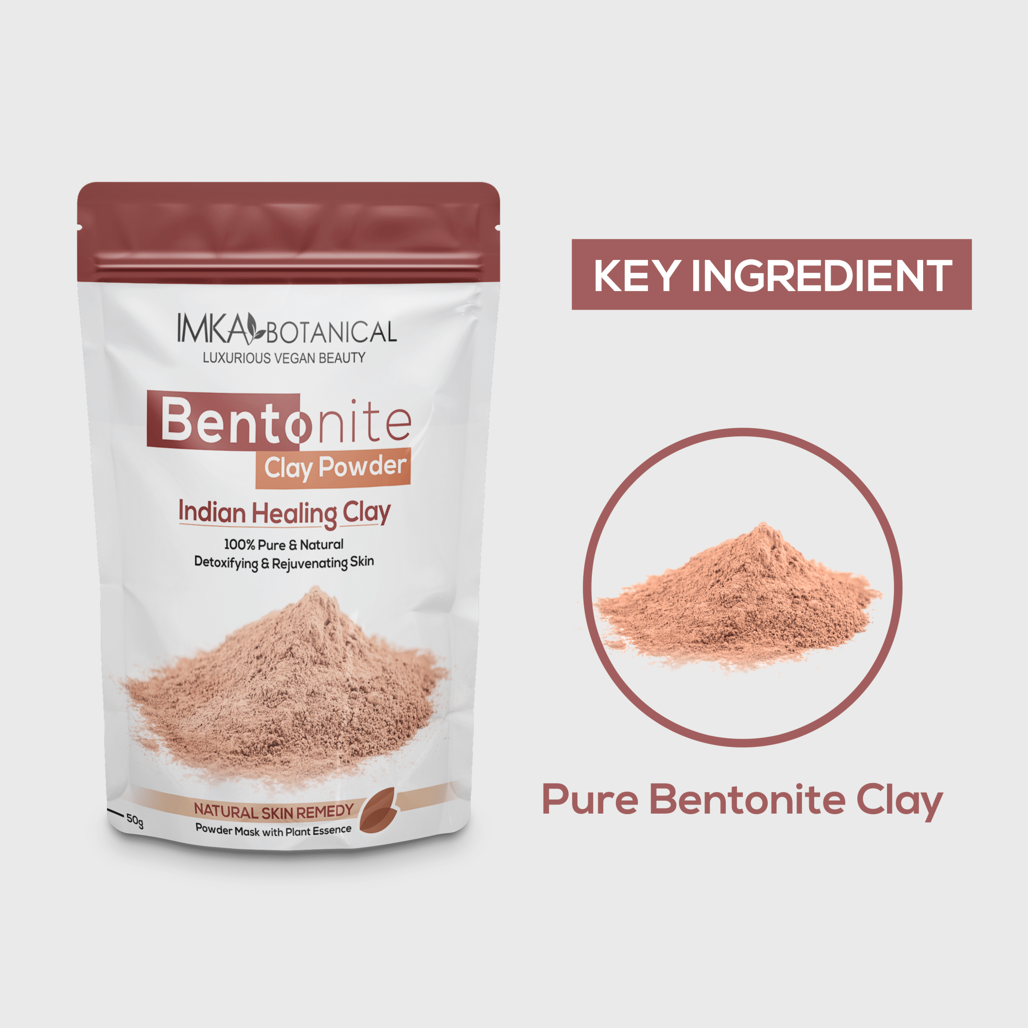 Facial Bentonite clay Mask - Clean face with Detox mask - 50 gr - ShanShar Beauty : The world of beauty.