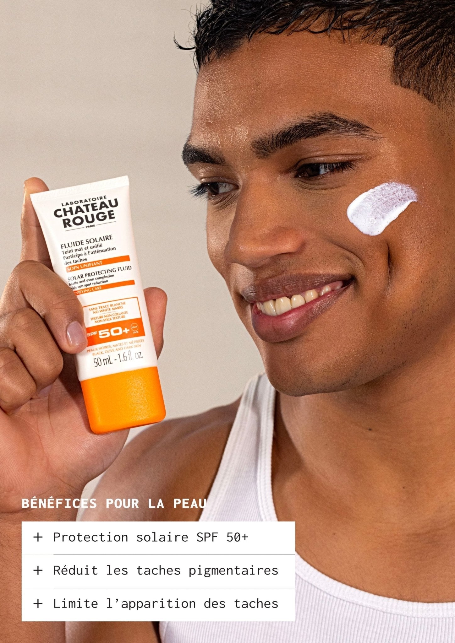SUN FLUID Protection SPF 50+ ANTI SPOTS - ShanShar Beauty : The world of beauty.