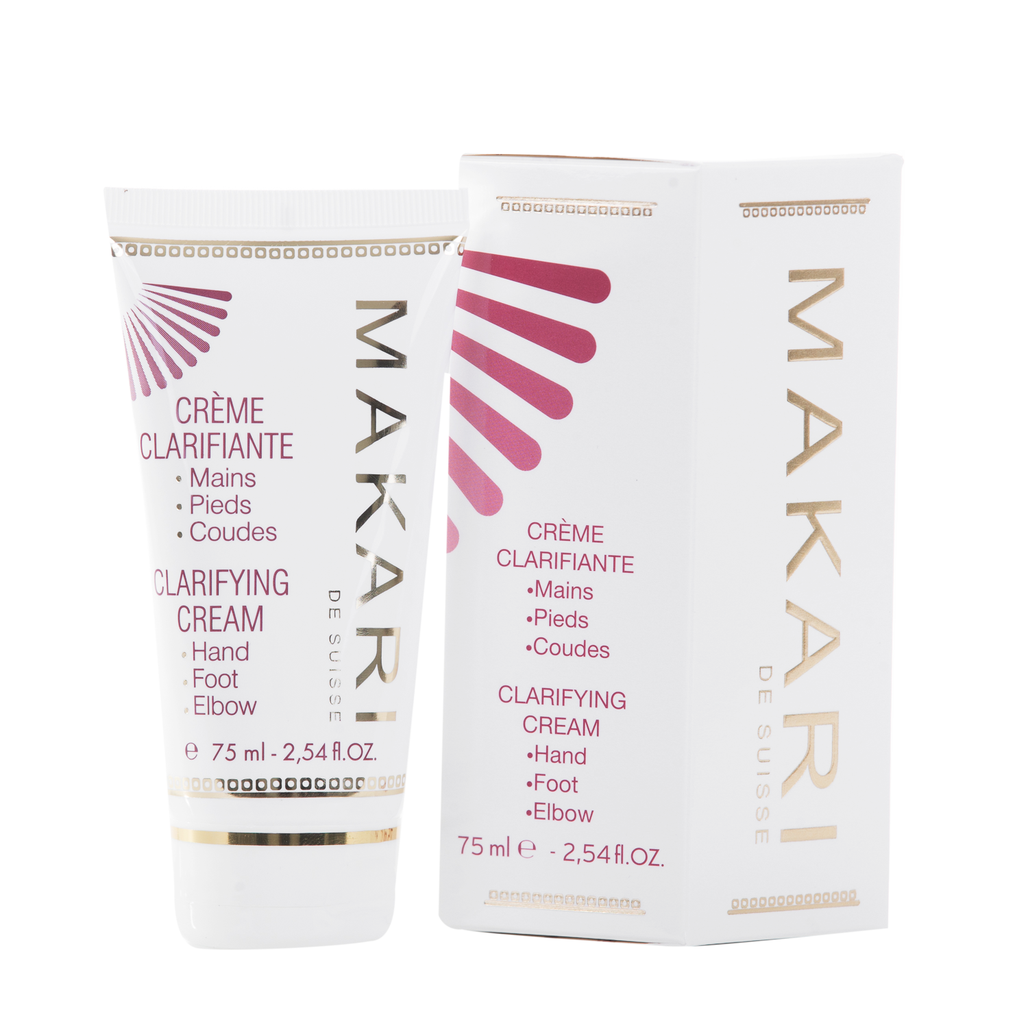MAKARI - CLARIFYING CREAM Lightens knuckles, elbows, knees, and feet For all skin types 2.54 oz - ShanShar