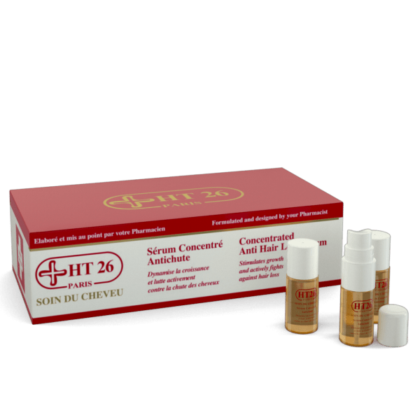 HT26 - Concentrated Anti Hair Loss Serum - Box of 12 doses of 10 ml - ShanShar Beauty : The world of beauty.