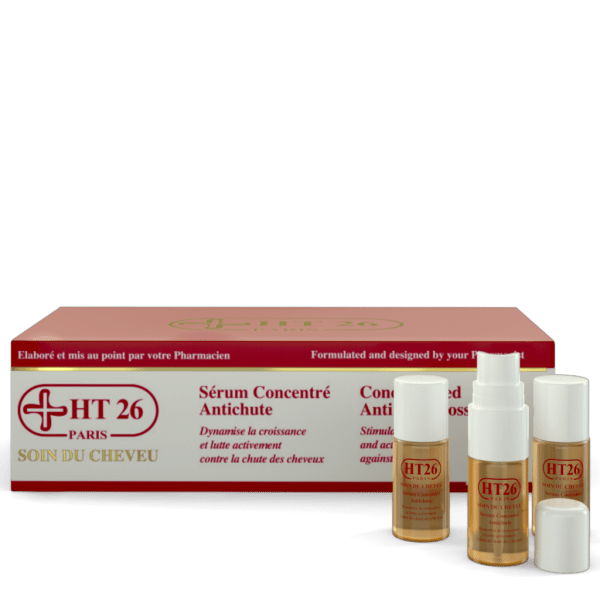 HT26 - Concentrated Anti Hair Loss Serum - Box of 12 doses of 10 ml - ShanShar Beauty : The world of beauty.