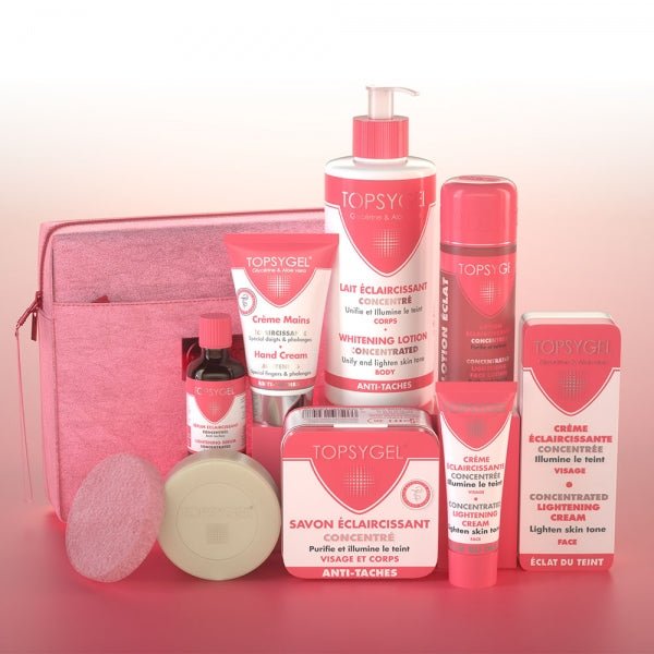 Kit Lightening body cream use for hyperpigmentation problems (dark areas, stains...) - ShanShar Beauty : The world of beauty.