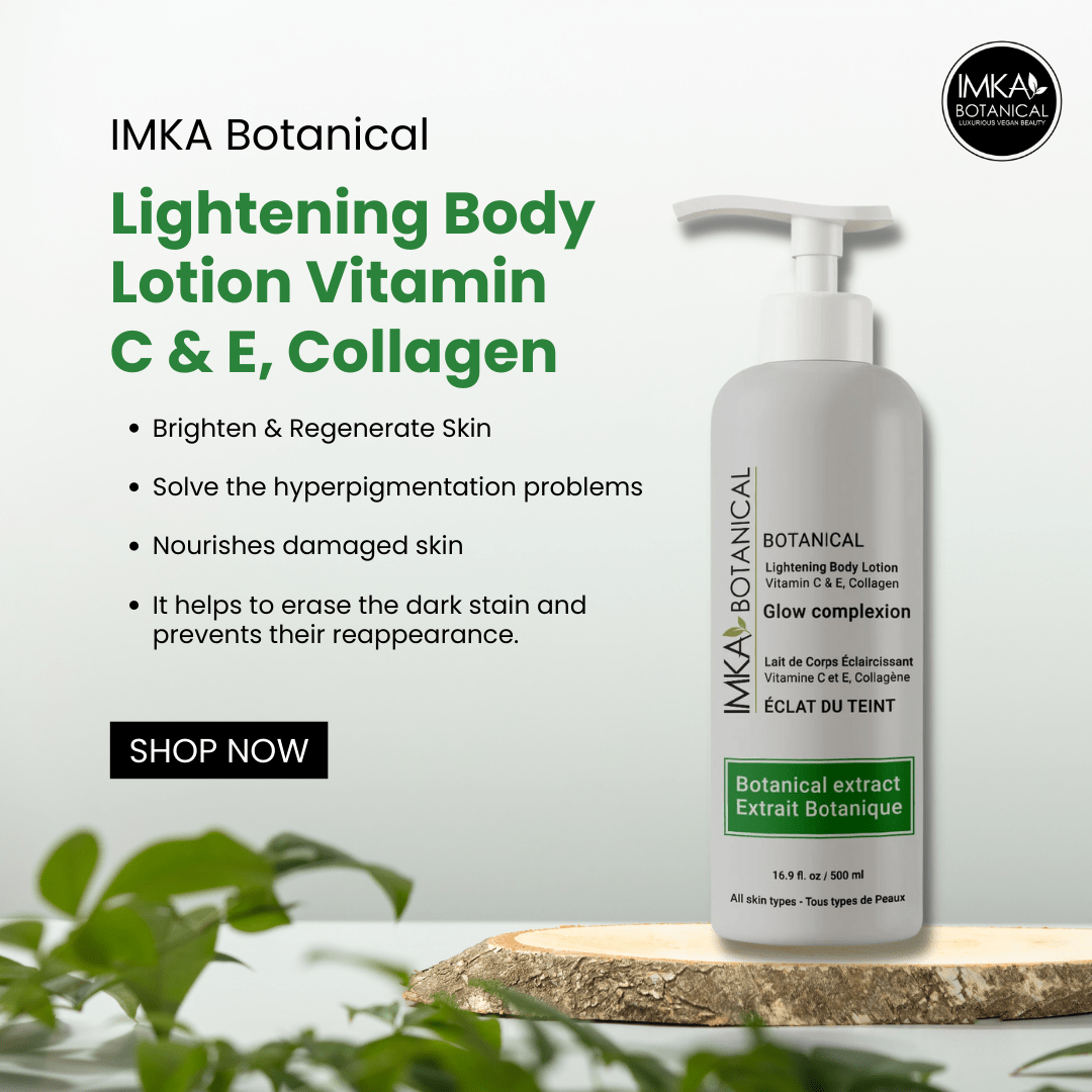 Lightening Body Lotion Vitamin C & E, Collagen - Brighten & regenerate Skin - 500 ml - ShanShar Beauty : The world of beauty.