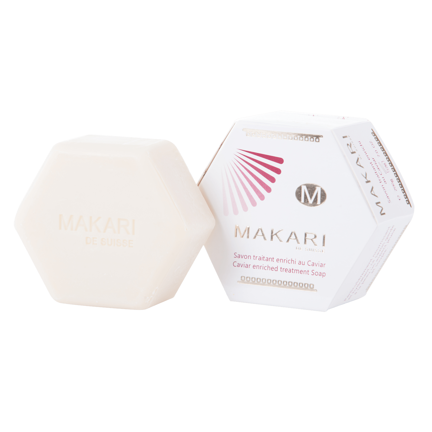 MAKARI DE SUISSE - CAVIAR ENRICHED SOAP - Nourishes and soothes dehydrated skin. - ShanShar Beauty : The world of beauty.