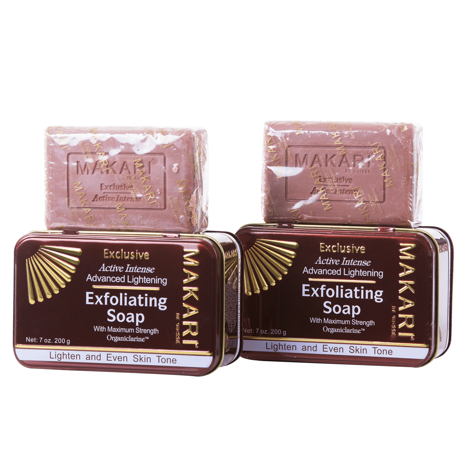 MAKARI EXCLUSIVE - TONING EXFOLIATING SOAP Lightens. Clarifies. Unifies tone. - ShanShar Beauty : The world of beauty.