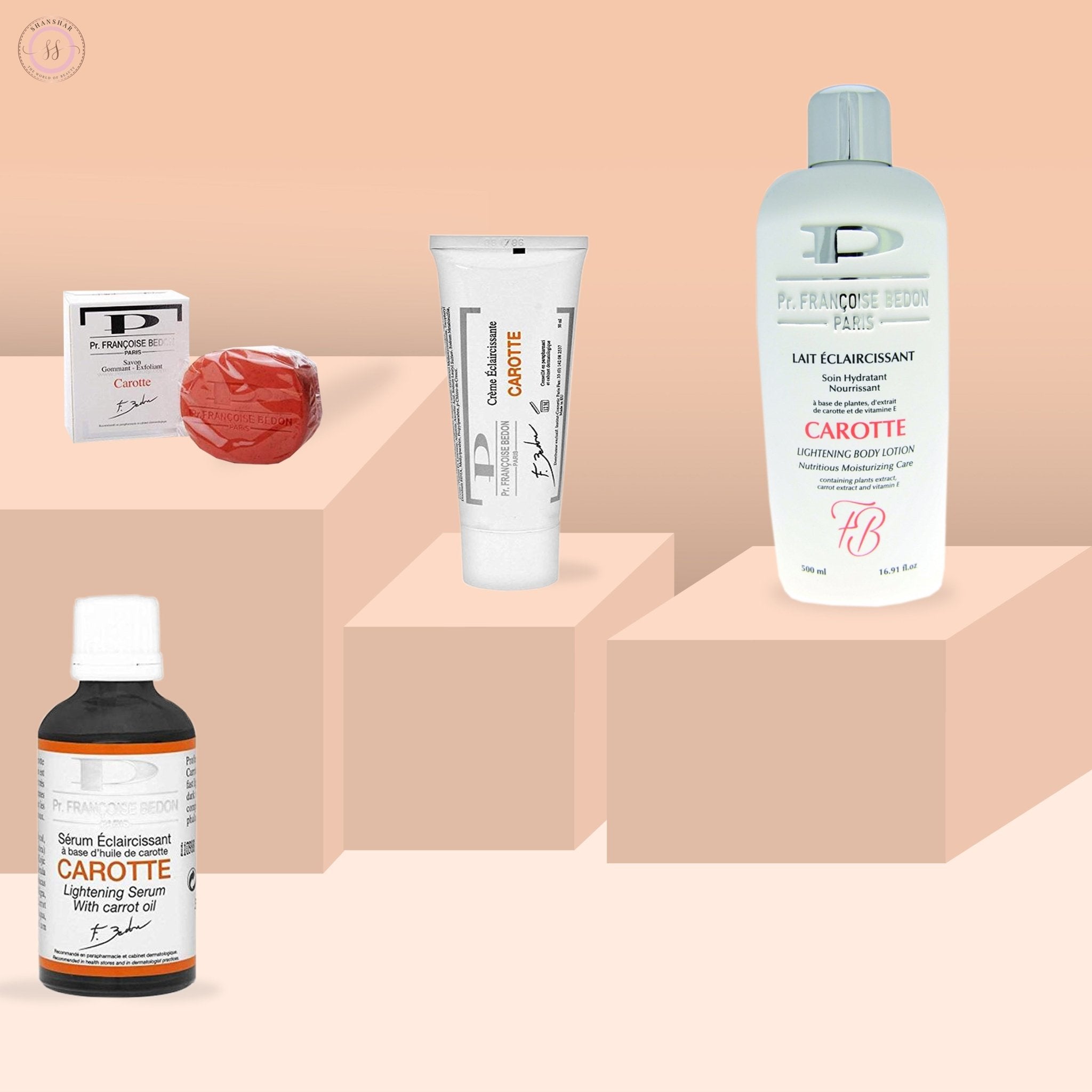 Pr. Francoise Bedon® Lightening Complete Line of Carrot Set - ShanShar Beauty : The world of beauty.