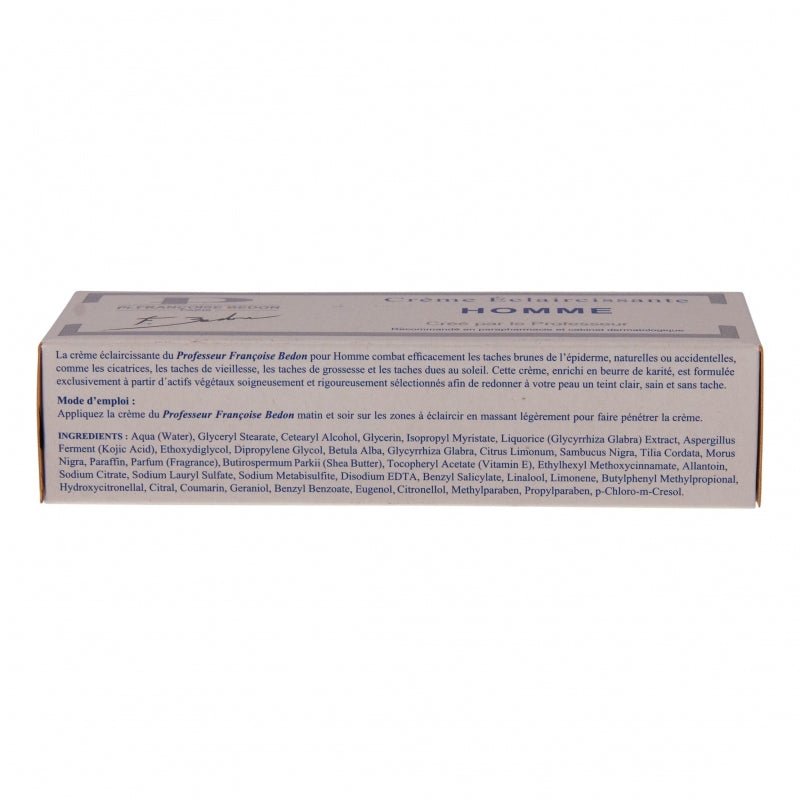 PR. FRANCOISE BEDON® Lightening Hydrating face cream For Man - ShanShar Beauty : The world of beauty.