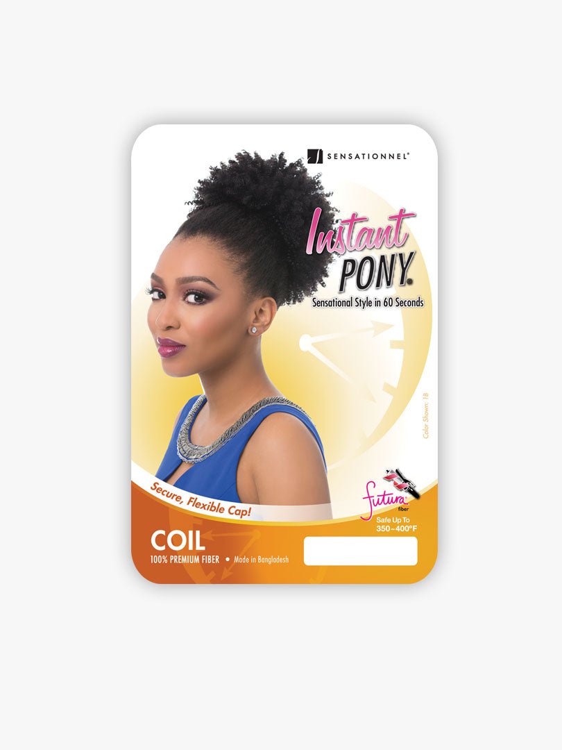 Sensationnel Instant Pony Drawstring Ponytail - COIL - ShanShar Beauty : The world of beauty.