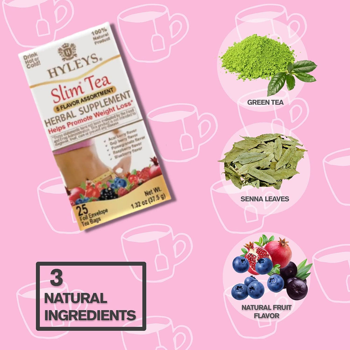 Hyleys tea | Slim herbal teas | Heleys Slim tea | Canada - ShanShar