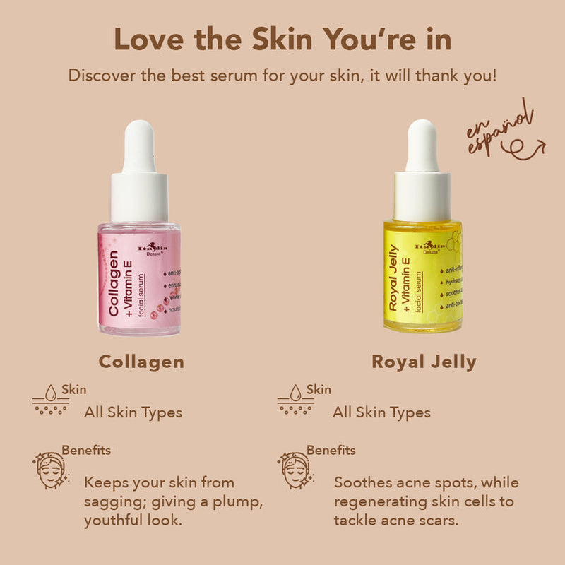 Royal Jelly + Vitamin E Serum -Soothes acne scars