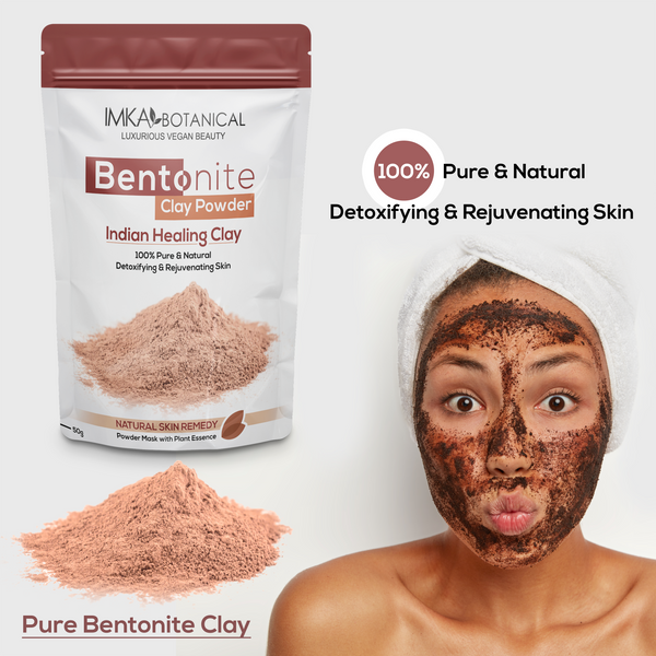 Facial Bentonite clay Mask - Clean face with Detox mask - 50 gr