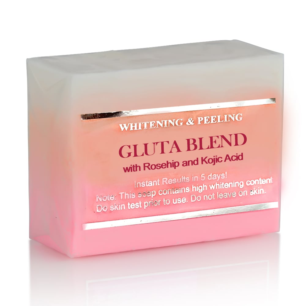 Premium Whitening/Peeling Soap w/ Glutathione, Rosehip and Kojic acid