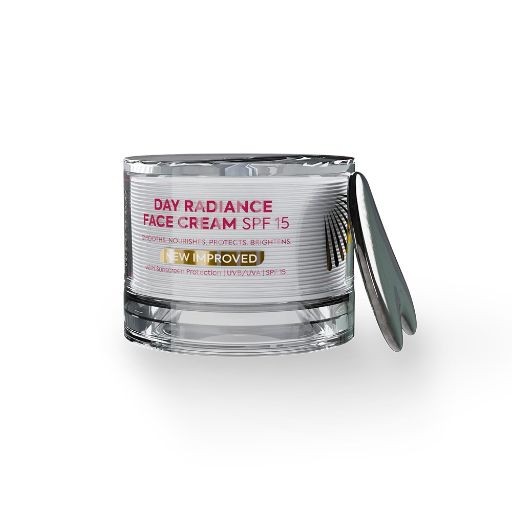 Makari Day Radiance Cream  Face SPF15 Smooths.