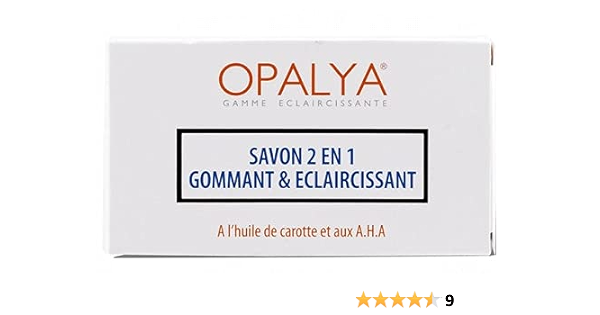 Opalya Savon 2 en 1 Exfoliant & Éclaircissant 200 gr