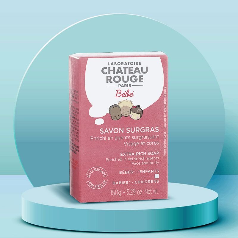 CHATEAU ROUGE - EXTRA RICH BEBE SOAP 150g - ShanShar Beauty : The world of beauty.