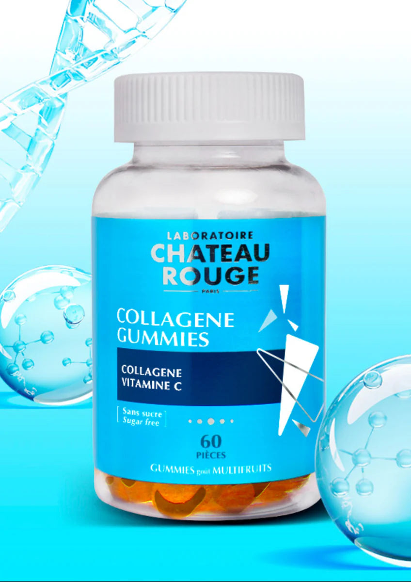 chateau rouge paris collagen gummies  60 capsules