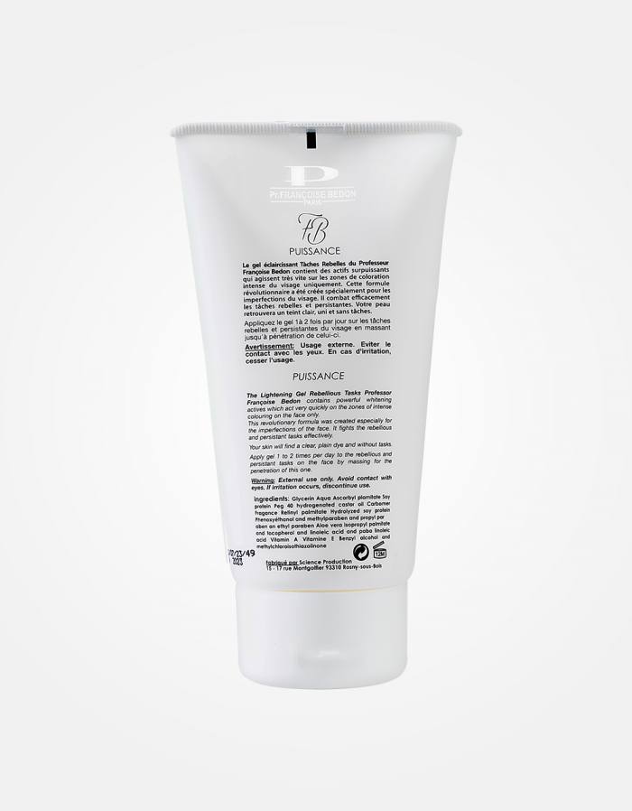 Pr. Françoise Bedon® Gel Taches Rebelles - Gel Éclaircissant Visage pour les taches brunes