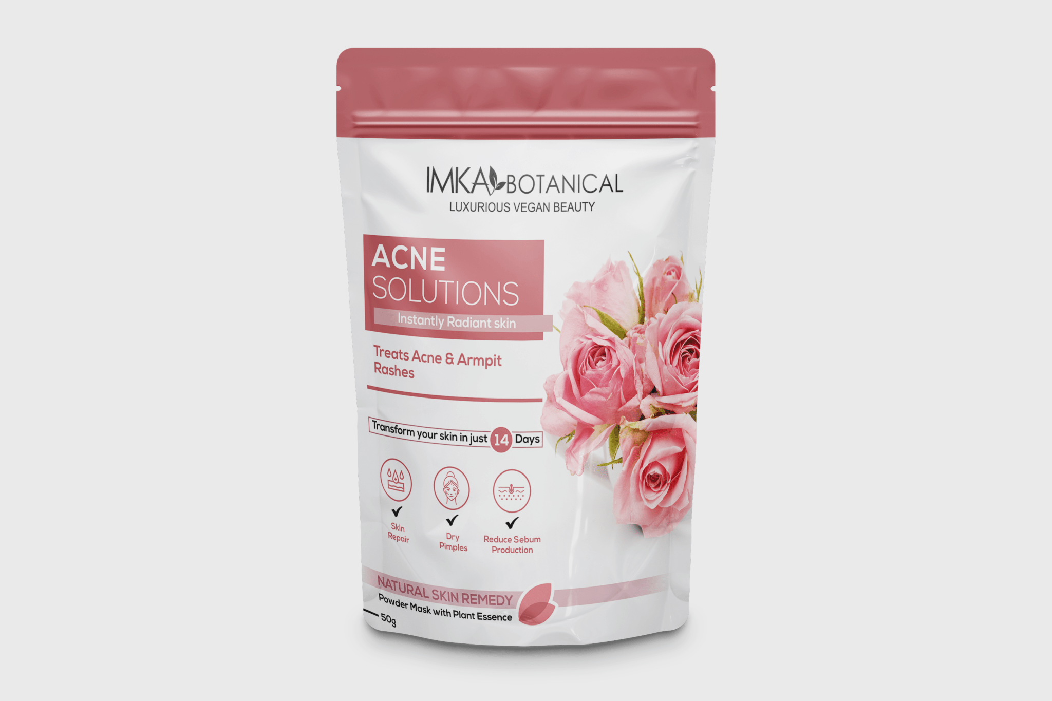 Herbal Face Mask to Get Rid of Acne & Pimples 50 gr - ShanShar Beauty : The world of beauty.