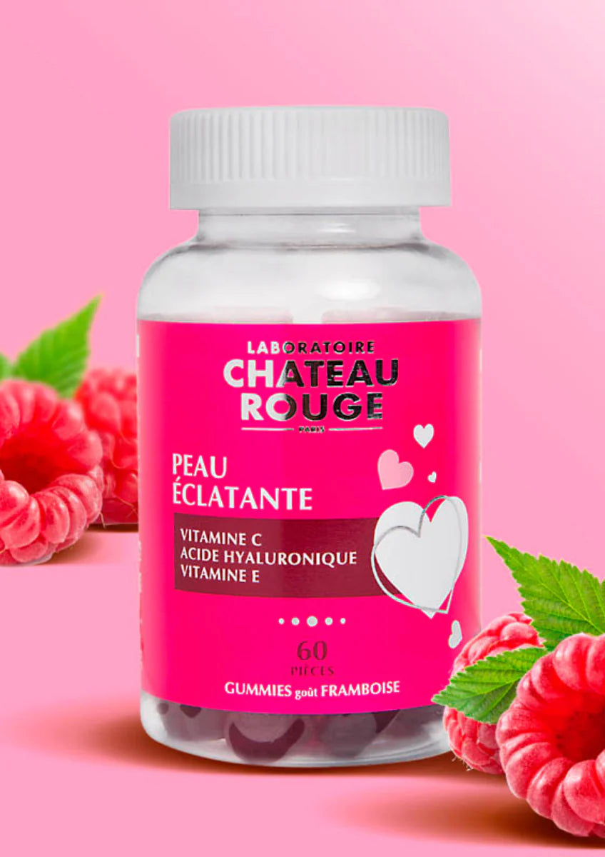 Chateau Rouge Paris Gummies glowing skin 60 capsules