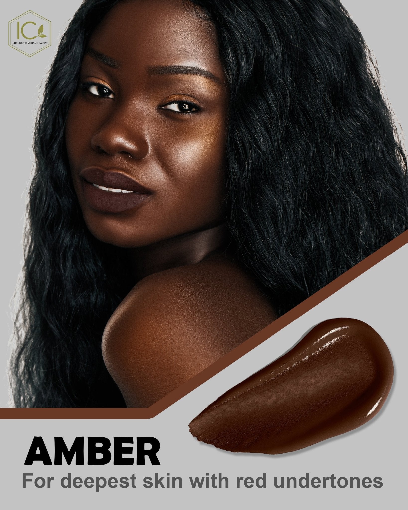 Pressed Mineral Foundation - full coverage - Amber - ShanShar Beauty : The world of beauty.