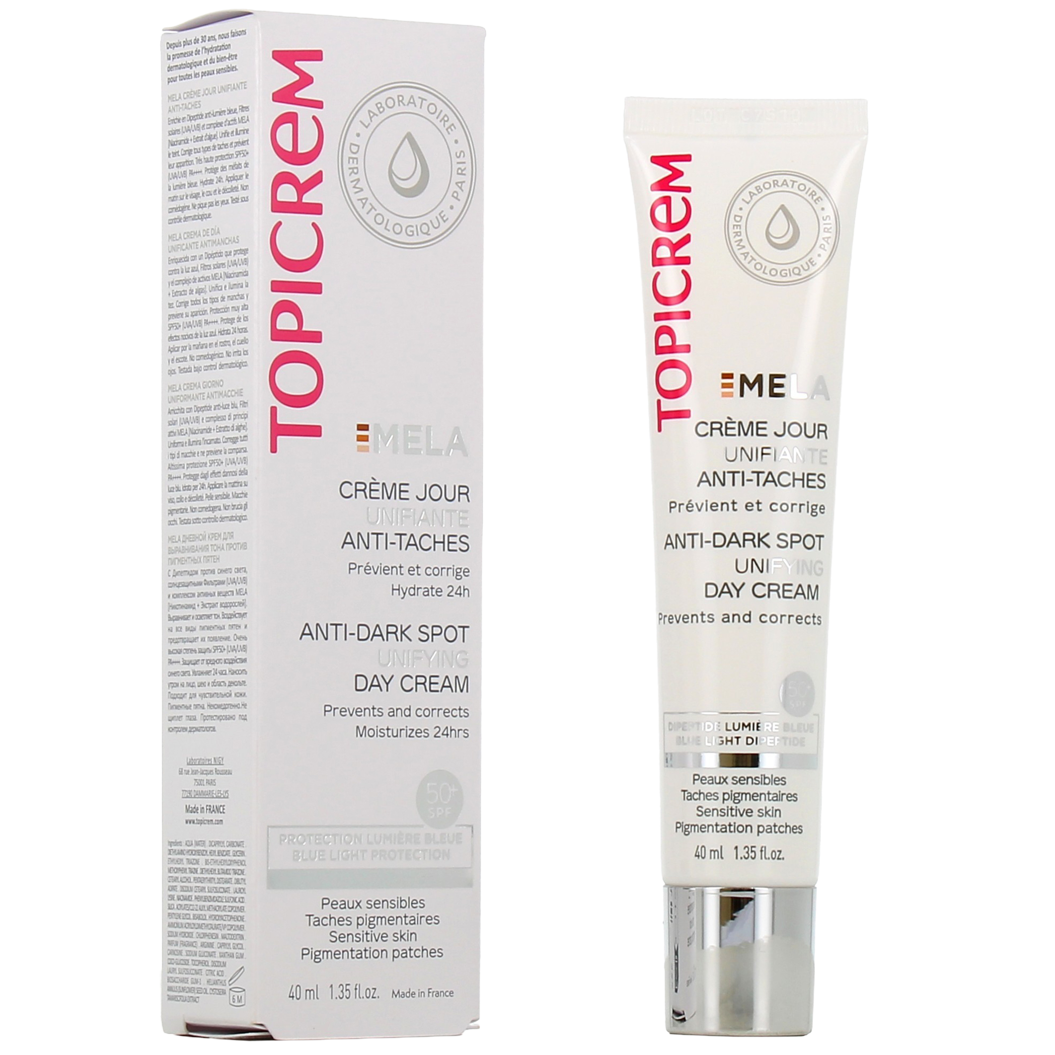 MELA ANTI-DARK SPOT UNIFYING DAY CREAM SPF50+
