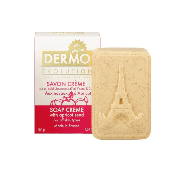 Dermo Evolution Lightening Creamy Soap with Apricot Seeds 200g
