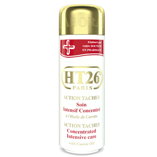 HT26 PARIS - Intensive Concentrated body lotion with carrot oil (GOLD):  unify complexion ,relieve dryness. / Lait action taches à l'huile de carotte - ShanShar