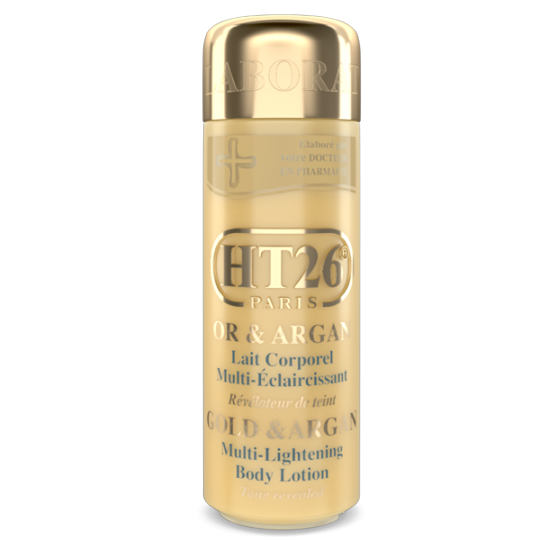 HT26 PARIS - Deluxe Lightening Body Lotion Gold & Argan-Gamme de luxe, qualité, réparatrice et éclaircissante. - ShanShar