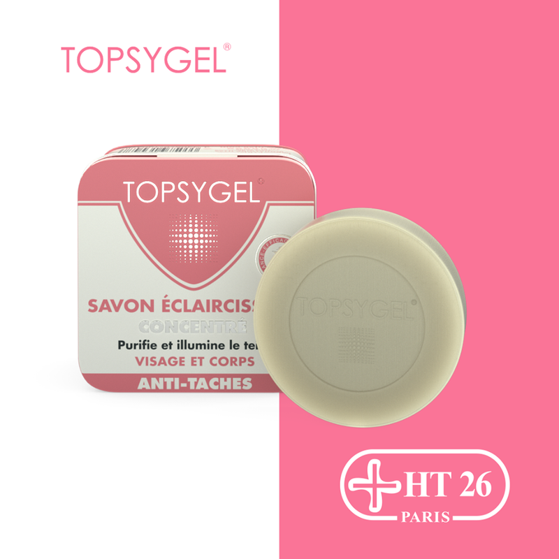 HT26 Topsygel - Kit Lightening body cream use for hyperpigmentation problems (dark areas, stains...)