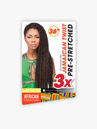 COLLECTION AFRICAINE SENSATIONNEL -3X TWIST JAMAÏCAIN PRÉ-ÉTIRÉ 36