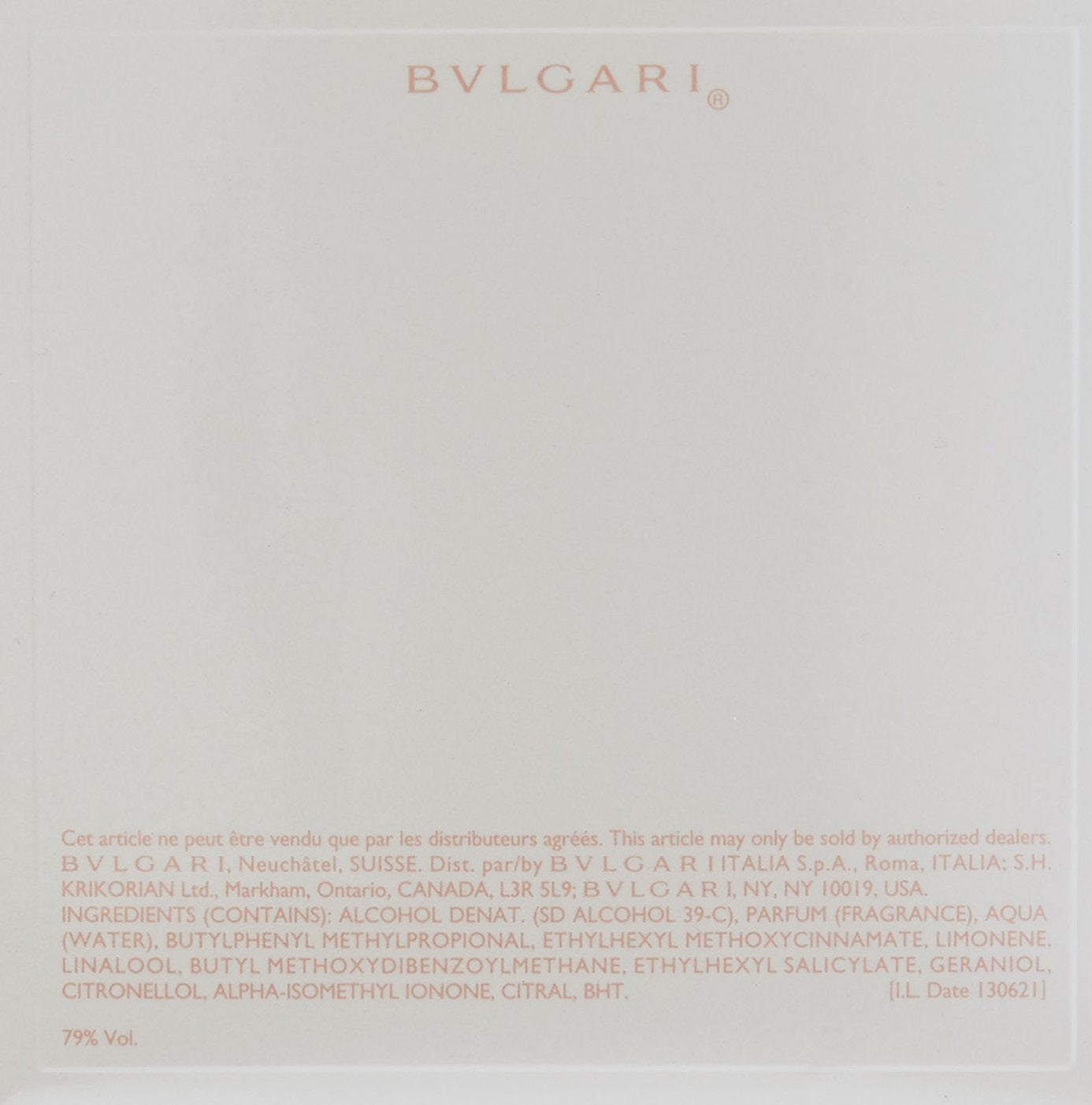 Bvlgari Omnia Crystalline for Women Eau De Toilette