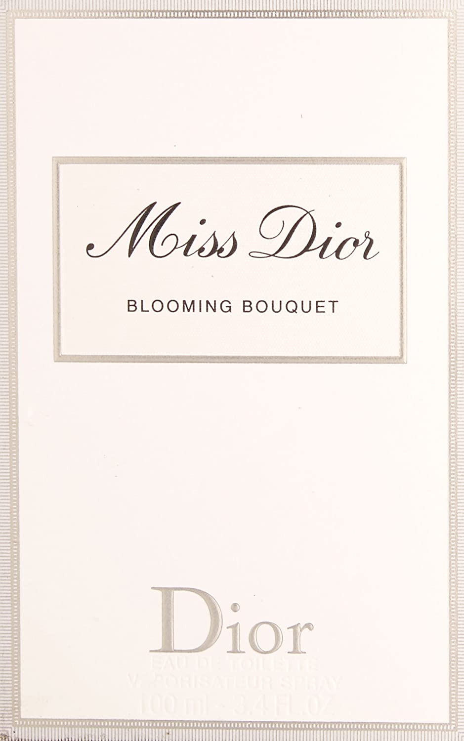 Christian Dior Miss Dior Blooming Bouquet Eau De Toilette Spray for Women, 3.4 oz (100mL)