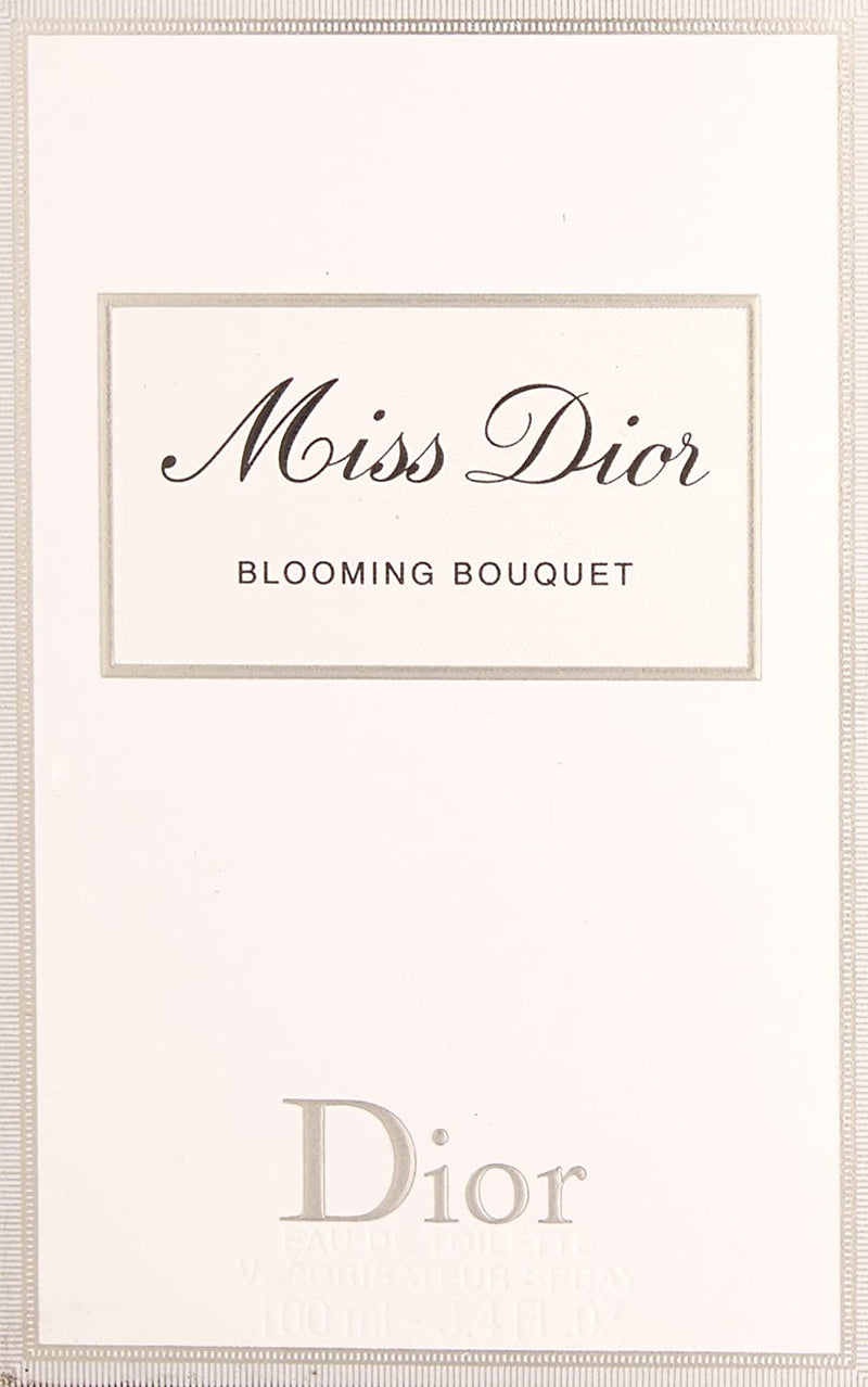 Christian Dior Miss Dior Blooming Bouquet Eau De Toilette Spray for Women, 3.4 oz (100mL)