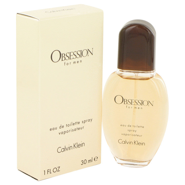 Obsession by Calvin Klein Fragrance for Men Eau de Toilette Spray 1.0 oz (30mL)