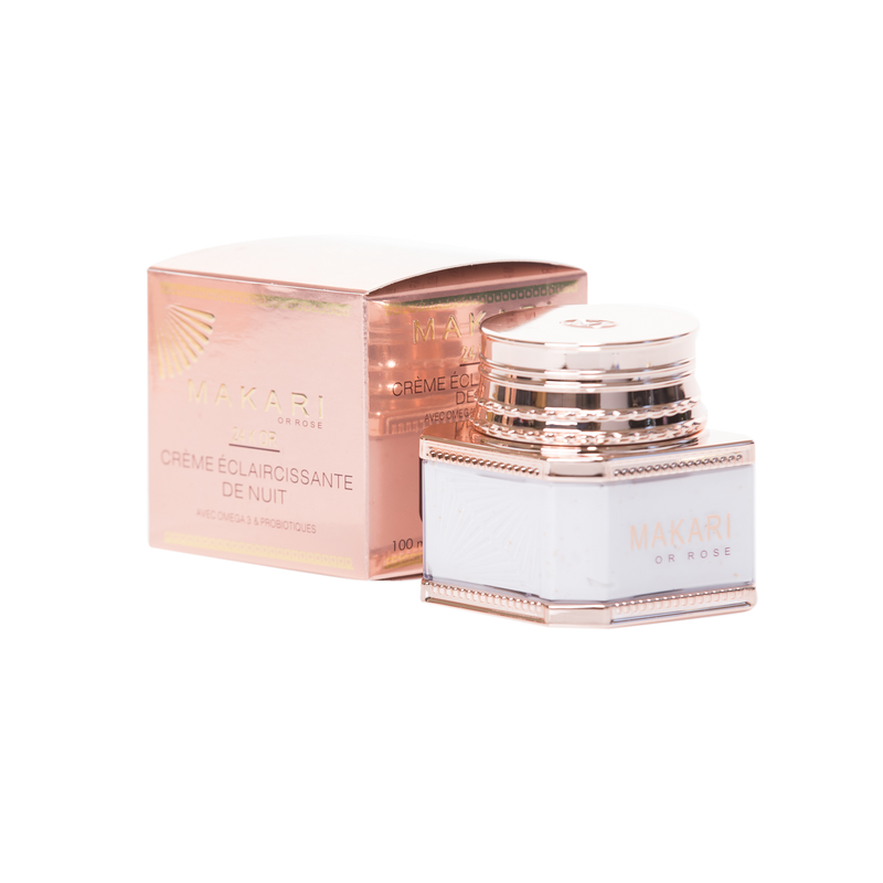 MAKARI - 24K ROSE GOLD NIGHT TREATMENT CREAM / Blurs lines. Improves elasticity. Boosts hydration.  For dry, normal, or maturing skin types - ShanShar