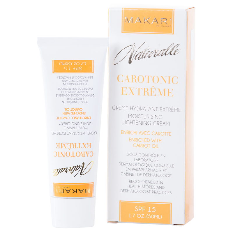 MAKARI - CAROTONIC EXTREME TONING CREAM SPF 15 Conditions. Fades blemishes. Brightens.  For oily and acne-prone skin types - ShanShar