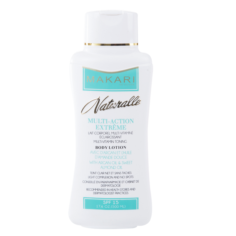 MAKARI - MULTI-ACTION EXTREME BODY LOTION SPF 15 / Nourishes. Evens tone. Boosts glow.  For all skin types - ShanShar