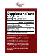 Orviar Pure Ashwagandha Root Supplement - 60 Capsules