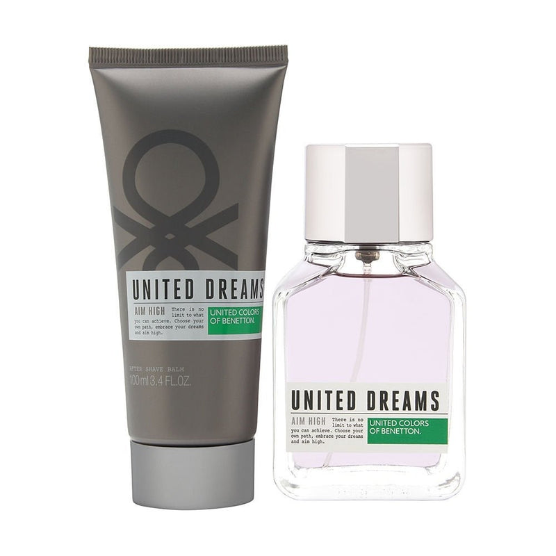 FRAG - BENETTON UNITED DREAMS AIM HIGH 2 PCS SET FOR MEN: 3.4 (100mL) SPRAY