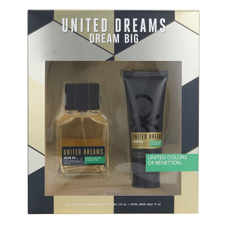 FRAG - BENETTON UNITED DREAMS DREAM BIG ENSEMBLE 2 PIÈCES POUR HOMMES : 3,4 (100 mL) SPRAY