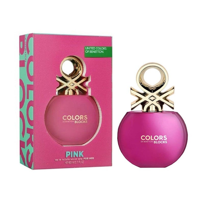 Bentton Colors Blocks Pink Eau De Toilette Spray For Women 2.7 oz (80mL)