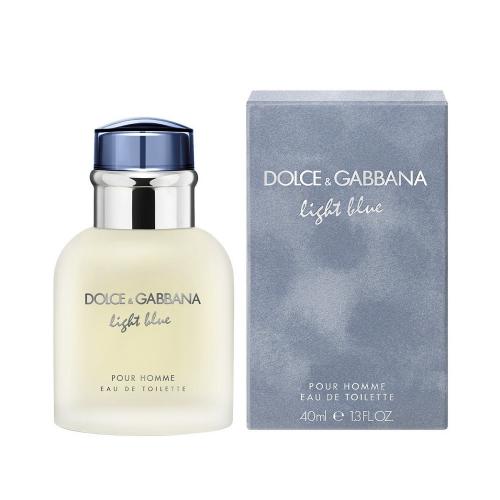 FRAG - Light Blue Pour Homme by Dolce & Gabbana Fragrance for Men Eau de Toilette Spray 1.3 oz (40mL)