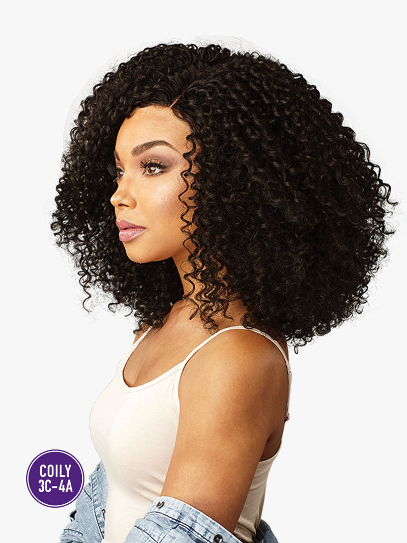 Sensationnel Curls Kinks & CO COILY 3C-4A Empress Lace Edge Perruque - RULE BREAKER