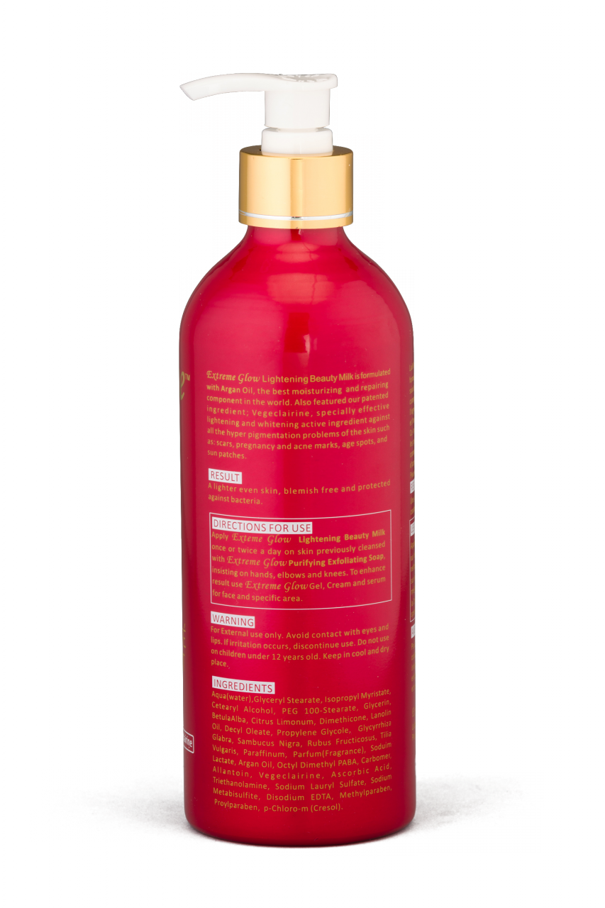 LABELLE GLOW - Extreme Glow Strong Lightening Beauty Milk With Argan Oil & Valerian Extract - Skin lightening Milk - ShanShar