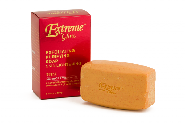 LABELLE GLOW - Extreme Glow Exfoliating Purifying Soap With Argan Oil & Valerian Extract - Skin lightening soap - ShanShar