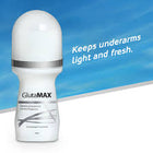 GlutaMAX Natural Intimate Lightening Deodorant - Safely Whitenning Underarms Deo Roll-on - 50ml