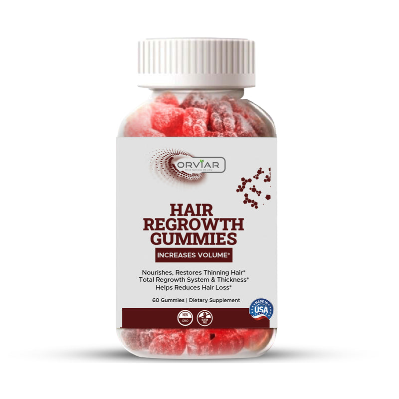 Supplément anti-chute Orviar Gummies pour la repousse des cheveux