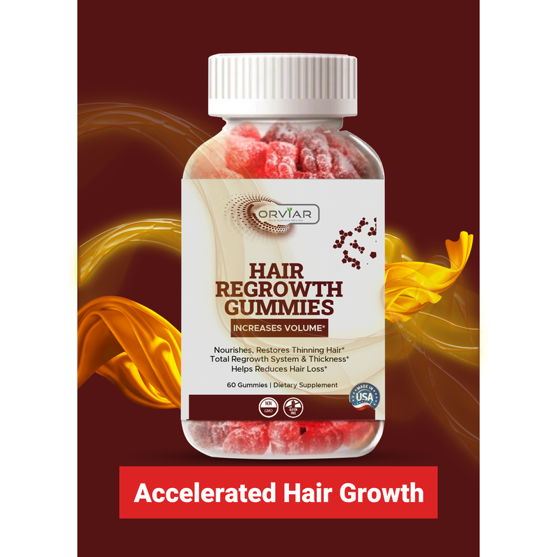 Orviar Anti-Hair Loss Supplement Hair Regrowth Gummies