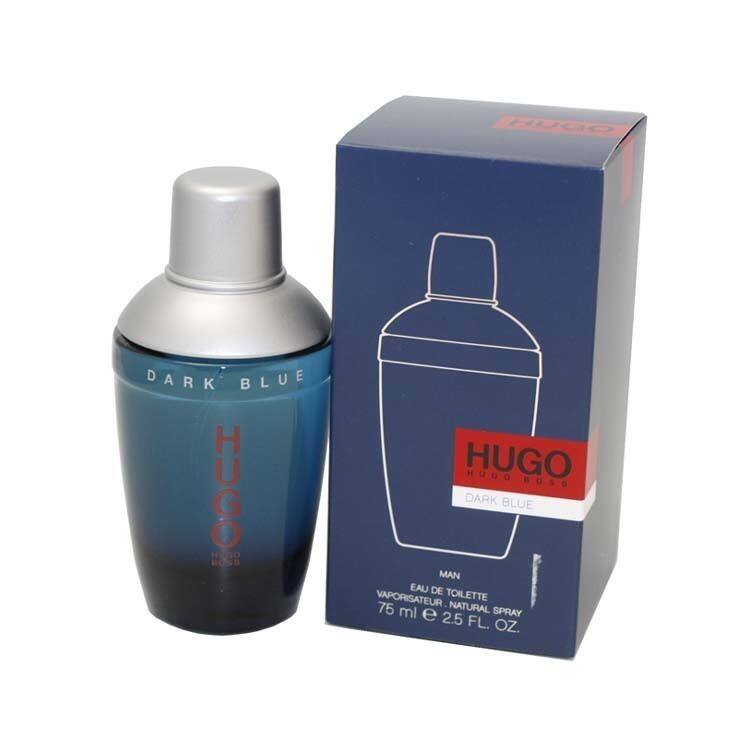 FRAG - Hugo Dark Blue Men's Eau de Toilette Spray 2.5 oz (75mL)